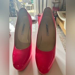 Hot pink Brian Atwood stilletos